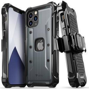 vArmor iPhone 12 Holster Case - Space Gray