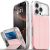 *NEW COLOR* - vCommute iPhone 16 Pro Wallet Case - Pastel Pink