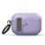 Hybrid Protective Case with Lock/Auto Open for Apple AirPods Pro 2 with Carabiner - Purple