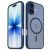 Magnetic Case with Full Camera Protection for iPhone 17 - Translucent Blue