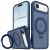 Slim Protective [MagSafe Compatible] Magnetic Ring Stand Case for iPhone Air