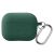 Floral Engraved Silicone Case with Carabiner for Apple AirPods Pro 3 - Dark Green