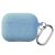 Floral Engraved Silicone Case with Carabiner for Apple AirPods Pro 3 - Blue