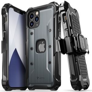 vArmor iPhone 12 Pro Holster Case - Space Gray