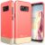 Samsung Galaxy S8 Case iSlide - Coral Red/Champagne Gold