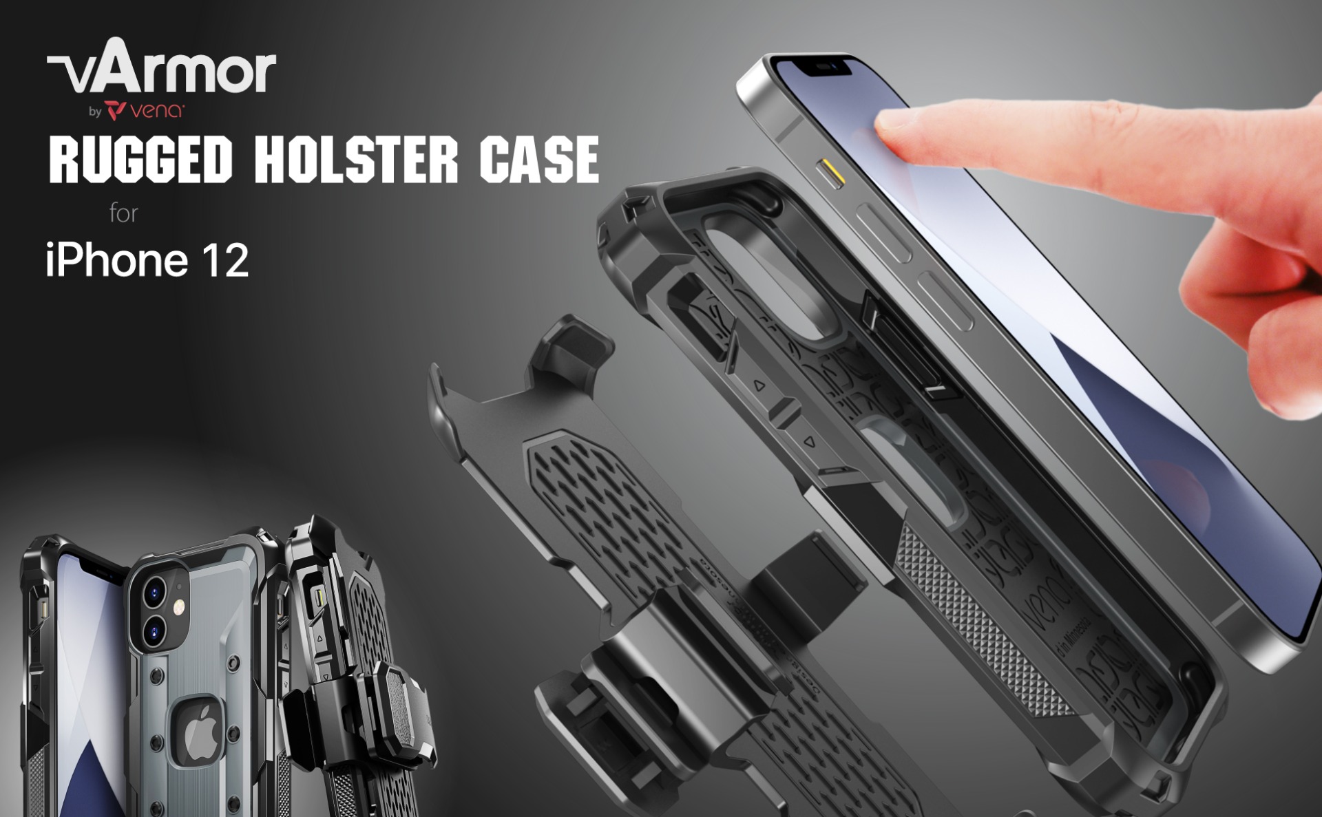 vArmor iPhone 14 Pro Max Holster Case